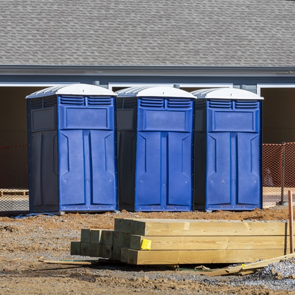 do you offer hand sanitizer dispensers inside the porta potties in Dixfield ME